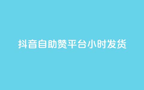 抖音自助赞平台24小时发货 第1张 抖音自助赞平台24小时发货 第1张