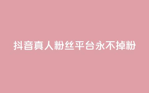 抖音真人粉丝平台 永不掉粉 - 抖音粉丝平台:畅享稳定粉丝,永远不失粉!~ 第1张 抖音真人粉丝平台 永不掉粉 - 抖音粉丝平台:畅享稳定粉丝,永远不失粉!~ 第1张