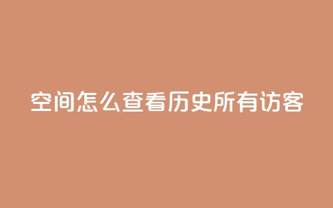 qq空间怎么查看历史所有访客 - 发卡网秒到 第1张 qq空间怎么查看历史所有访客 - 发卡网秒到 第1张