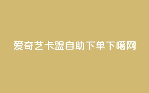 爱奇艺卡盟自助下单 第1张 爱奇艺卡盟自助下单 第1张