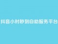 抖音24小时秒到自助服务平台,ks便宜的下单平台 - 抖音评论挣钱是什么套路 - Dy号商购买