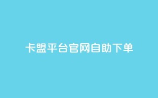 卡盟平台官网自助下单 - 卡盟平台官网便捷自助下单指南!