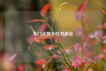 专门点赞小红书评论