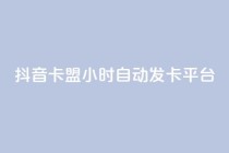 抖音卡盟24小时自动发卡平台,Ks24小时低价秒单业务 - ks业务网站平台 - 24h自助下单彩虹云商城