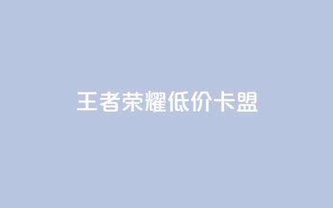 王者荣耀低价卡盟,抖音下单点赞软件 - 彩虹系统官方网站 Dy冲值  第1张
