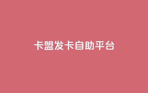 卡盟发卡自助平台 - 卡盟的货源都是哪里来的 第1张 卡盟发卡自助平台 - 卡盟的货源都是哪里来的 第1张