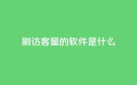 qq刷访客量的软件是什么 - QQ访问量提升工具推荐与评测~  第1张