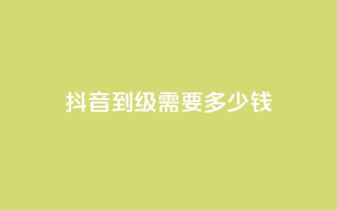 抖音51到52级需要多少钱,刷粉黑科技涨粉工具 - 1元10快币充值入口 qq号自助下单商城  第1张