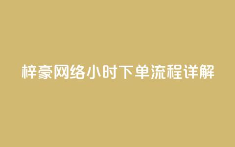 梓豪网络24小时下单流程详解,ks一元自助下单秒到账 - 快手点赞链接入口在哪里 ks单真人粉丝  第1张